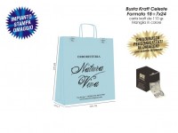 BUSTE IN CARTA KRAFT CELESTE 